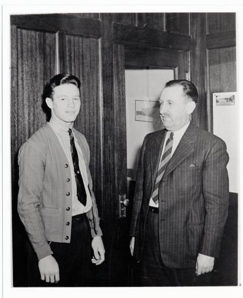 Student and older man