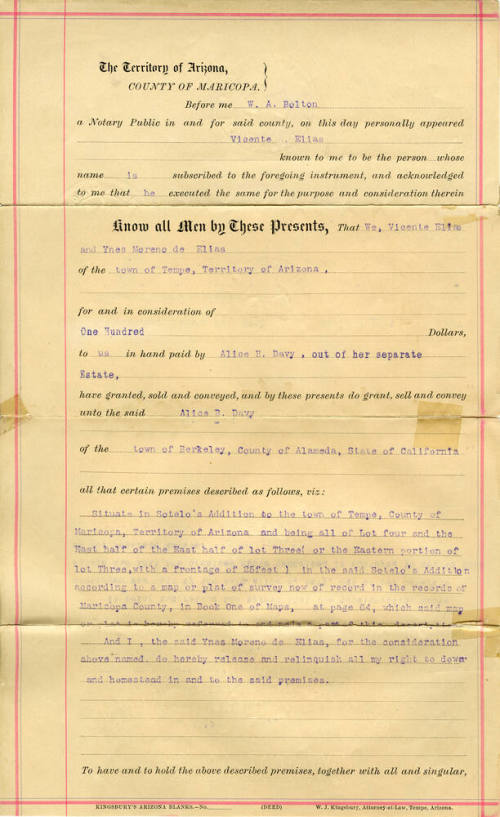 Warranty Deed