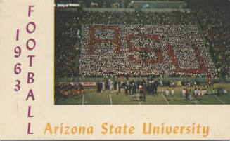 1963 ASU Football Schedule