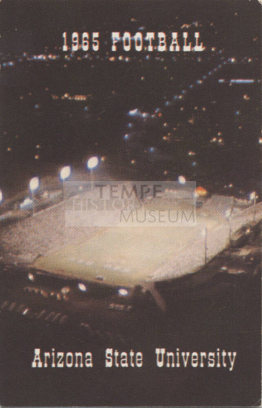 1965 ASU Football Schedule