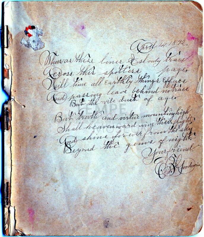 Alverta May Austin Autograph Book