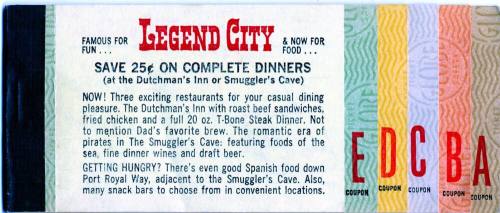 Ticket books for Legend City rides