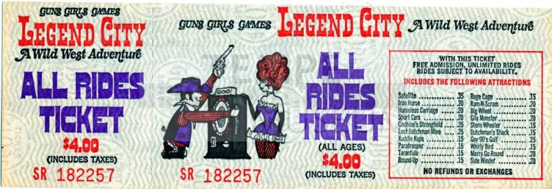Tickets for Legend City - All Rides Ticket