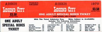 Tickets for Legend City - Adult Special Rides Ticket