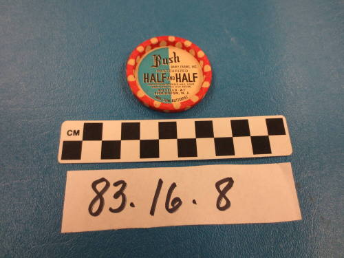 Bush Dairy Farms milk bottle cap