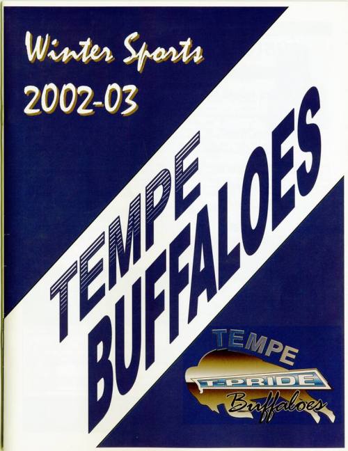 Tempe High School Winter Sports Booklet for 2002-2003