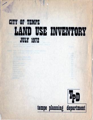 Tempe Land Use Inventory 1972