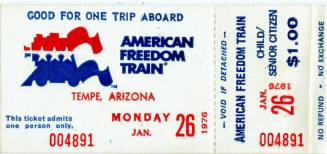 American Freedom Train Ticket, Child/Seniors