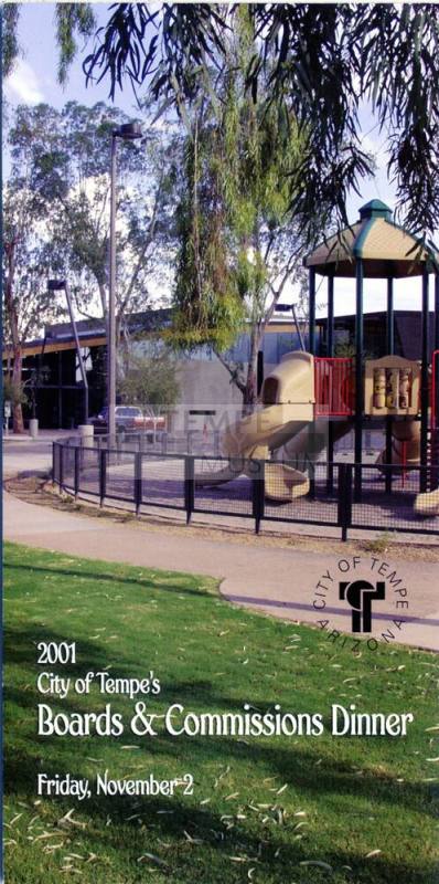 City of Tempe Boards & Commissions Dinner invitation/program