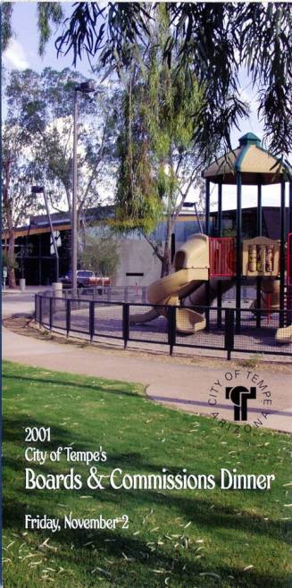 City of Tempe Boards & Commissions Dinner invitation/program