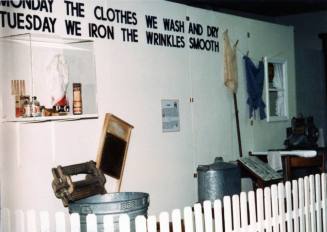 Tempe History Museum Clothing Tools Exhibit