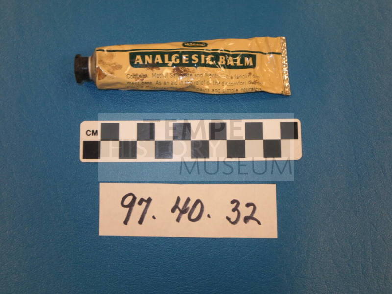 Tube, Analgesic Balm