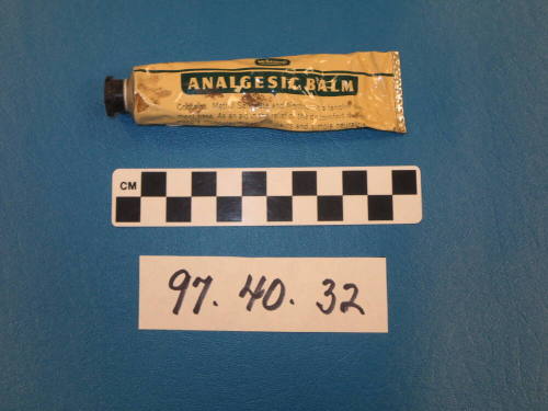 Tube, Analgesic Balm