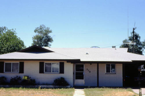 Property Address:  539 West 19th Street, Tempe, Arizona
Subdivision Address:  University Homes, Tempe, Arizona