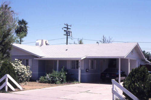 Property Address:  539 West 17th Place, Tempe, Arizona
Subdivision Address:  University Homes, Tempe, Arizona