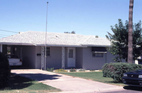 Property Address:  548 West 17th Place, Tempe, Arizona
Subdivision Address:  University Homes, Tempe, Arizona
