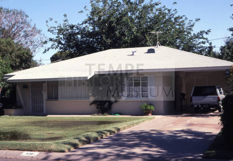 Property Address:  539 West Parkway Boulevard, Tempe, Arizona
Subdivision Address:  Campus Homes, Tempe, Arizona