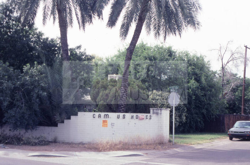 Property Address:  Sign, 13th Street & Wilson, Tempe, Arizona
Subdivision Address:  Campus Homes, Tempe, Arizona