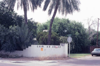 Property Address:  Sign, 13th Street & Wilson, Tempe, Arizona
Subdivision Address:  Campus Homes, Tempe, Arizona