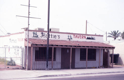 Property Address:  2031(?) East Apache Boulevard (Hattie's Tavern), Tempe, Arizona
Subdivision Address:  East Apache Boulevard, Tempe, Arizona
