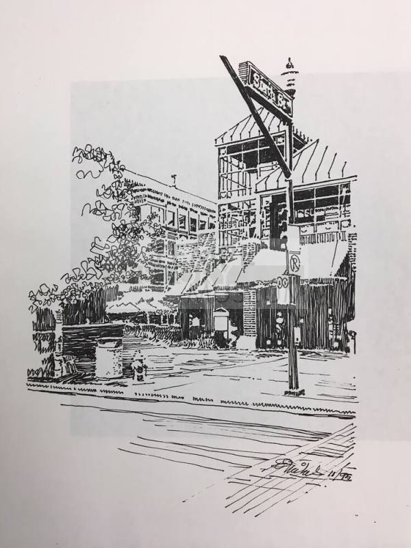 Drawing of Center Point on 6th Street and Mill Avenue