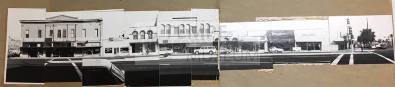 Panoramic Photograph of Stores on Mill Avenue between Fourth and Fifth Street