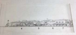 Drawing of Proposed Mill Avenue Facing West