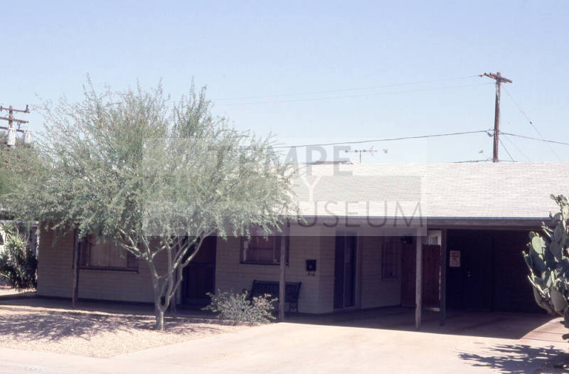 Property Address:  1008 West 17th Place, Tempe, Arizona
Subdivision Address:  Parkside Manor