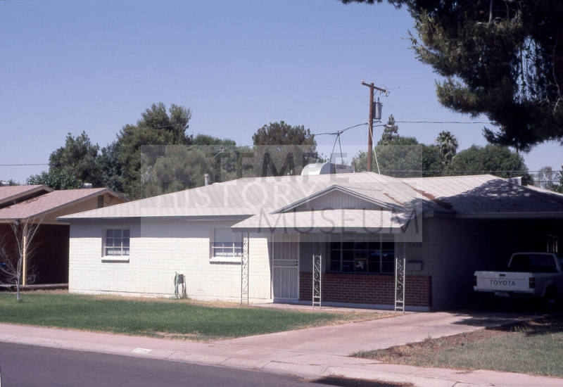 Property Address:  1728 South Shafer Drive, Tempe, Arizona
Subdivision Address:  Parkside Manor
