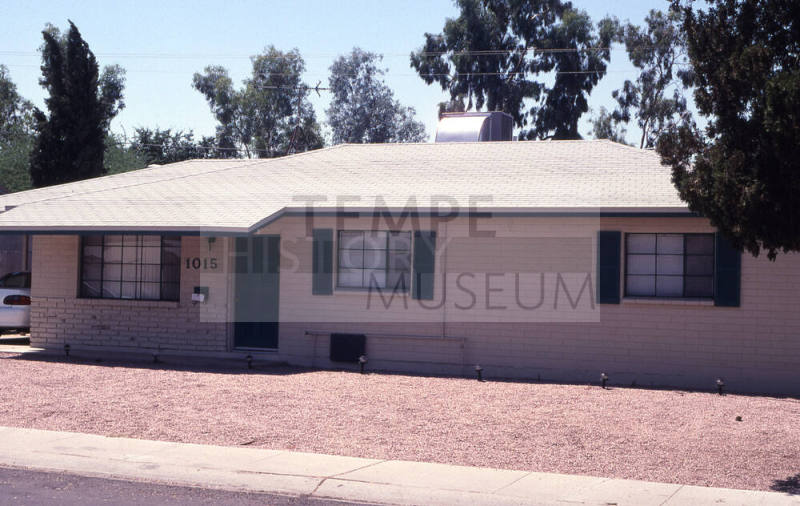Property Address:  1015 West 19th Street, Tempe, Arizona
Subdivision Address:  Parkside Manor