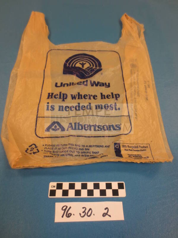 Plastic Bag, Albertson's/United Way