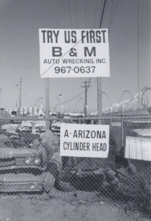 B and M Auto Wrecking Incorporated - 2132 East 1st Street, Tempe, Arizona