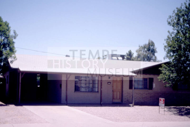 Property Address:  1019 West Laird Street, Tempe, Arizona
Subdivision Address:  Western Village
