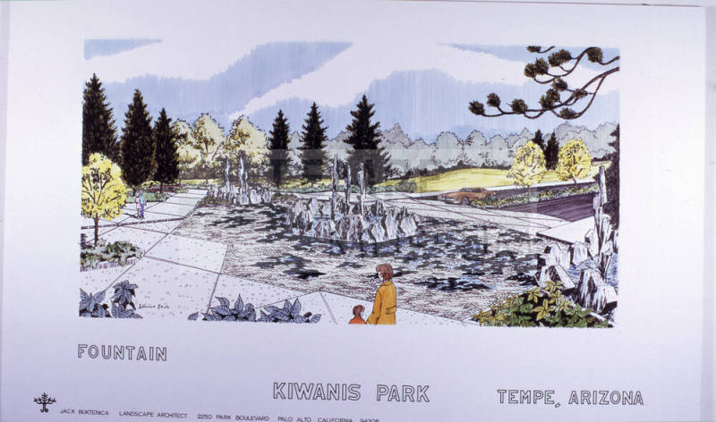 Kiwanis Park fountain design slide