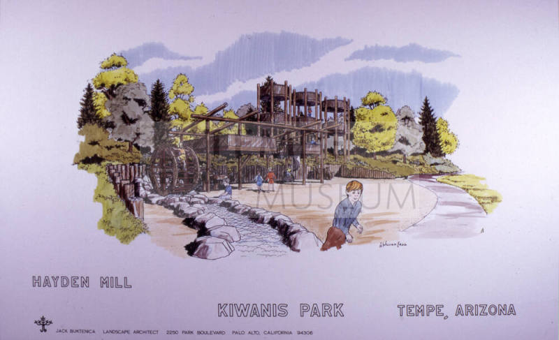 Kiwanis Park playground design slide