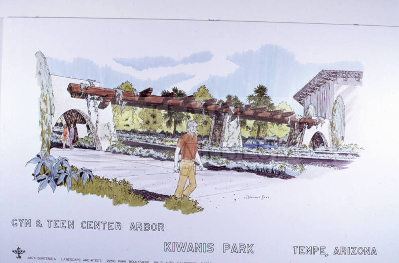 Kiwanis Park arbor design slide