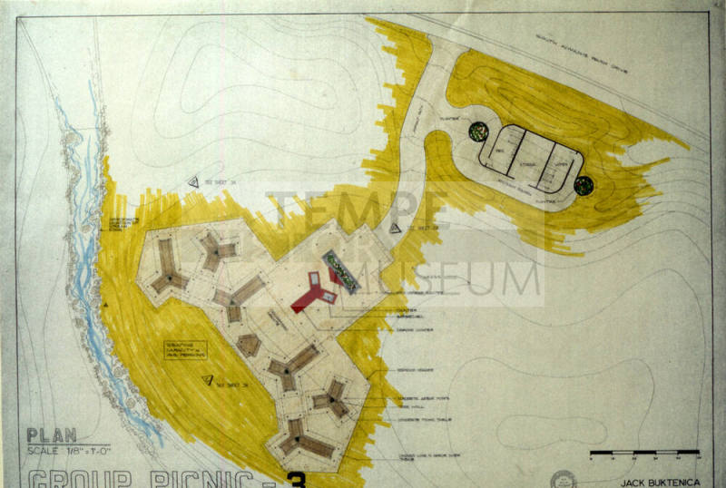 Kiwanis Park picnic area schematic design slide