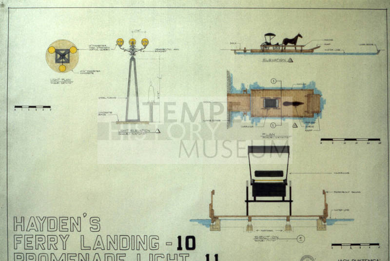 Kiwanis Park "ferry landing" schematic design slide