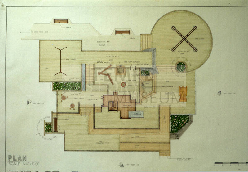 Kiwanis Park "Tot Lot" playground schematic design slide