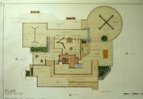 Kiwanis Park "Tot Lot" playground schematic design slide