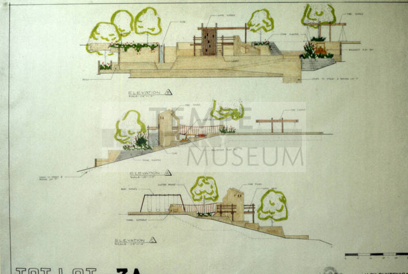 Kiwanis Park "Tot Lot" elevation design slide