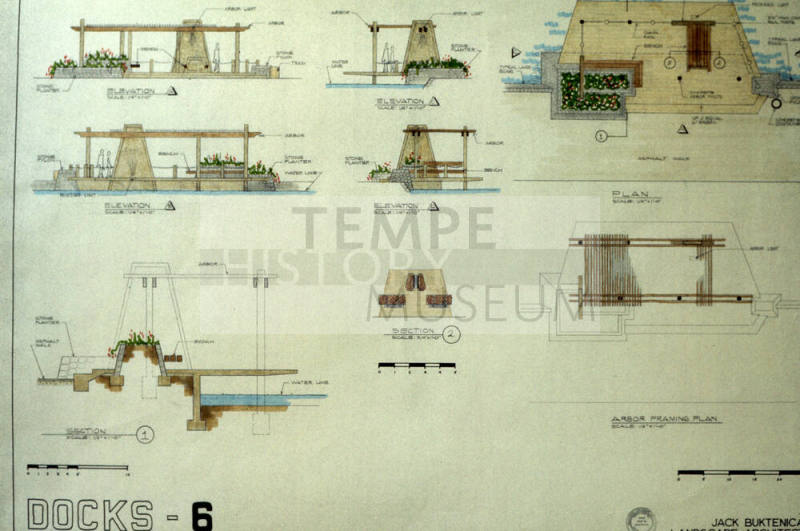 Kiwanis Park docks schematic design slide