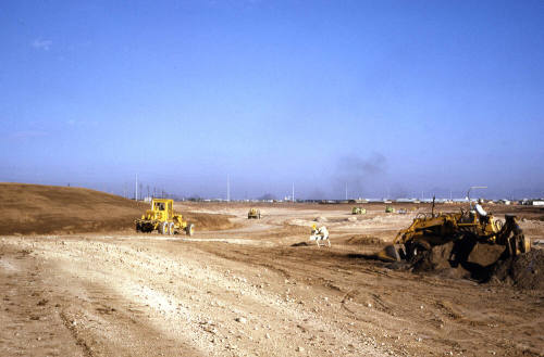 Bulldozers at Kiwanis Park site