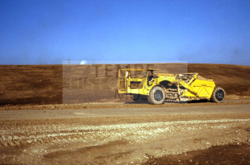 Heavy equipment at Kiwanis Park site