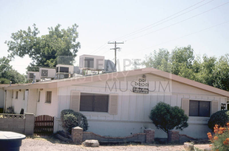 Property Address:  1600 South College Avenue, Tempe, Arizona
Subdivision Address:  University Estates