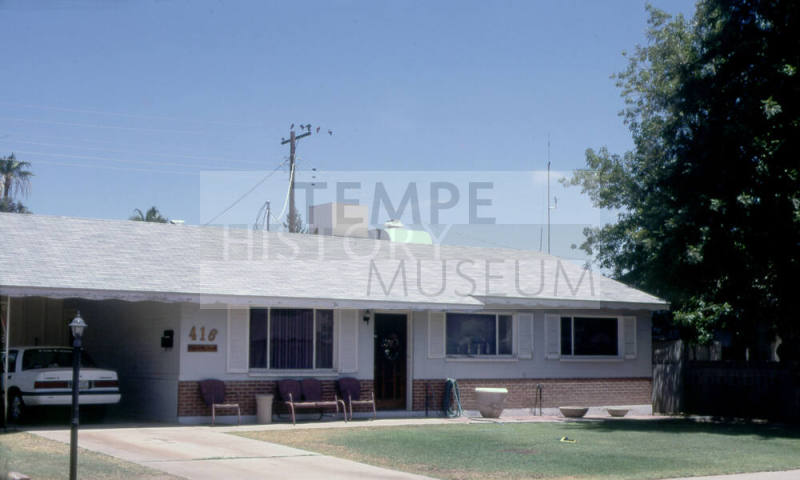 Property Address:  416 East McKinley Street, Tempe, Arizona
Subdivision Address:  Papago Parkway
