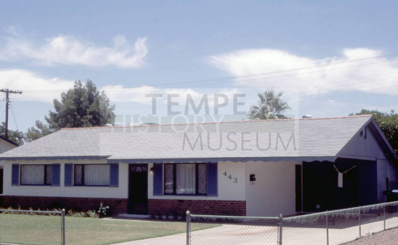 Property Address:  443 East Pierce Street, Tempe, Arizona
Subdivision Address:  Papago Parkway