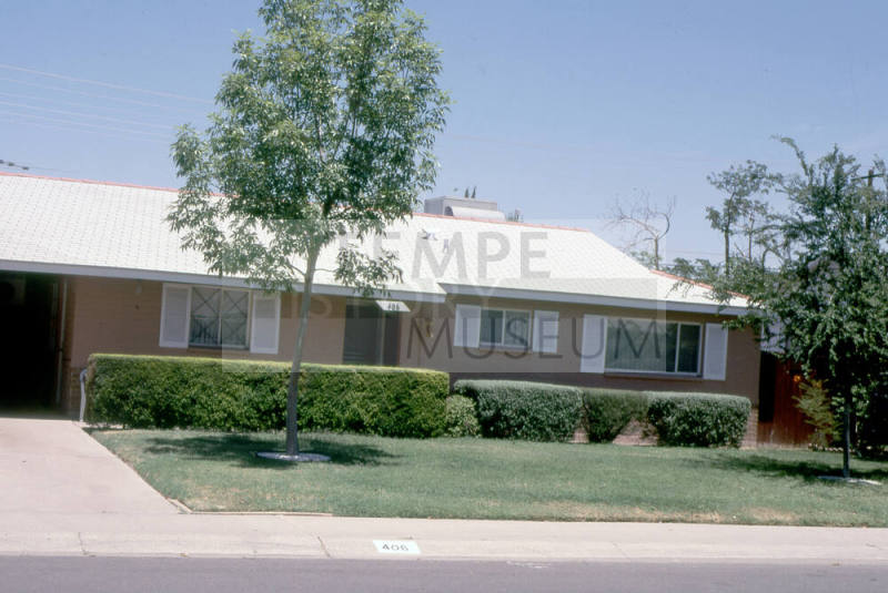 Property Address:  406 East Fillmore Street, Tempe, Arizona
Subdivision Address:  Papago Parkway