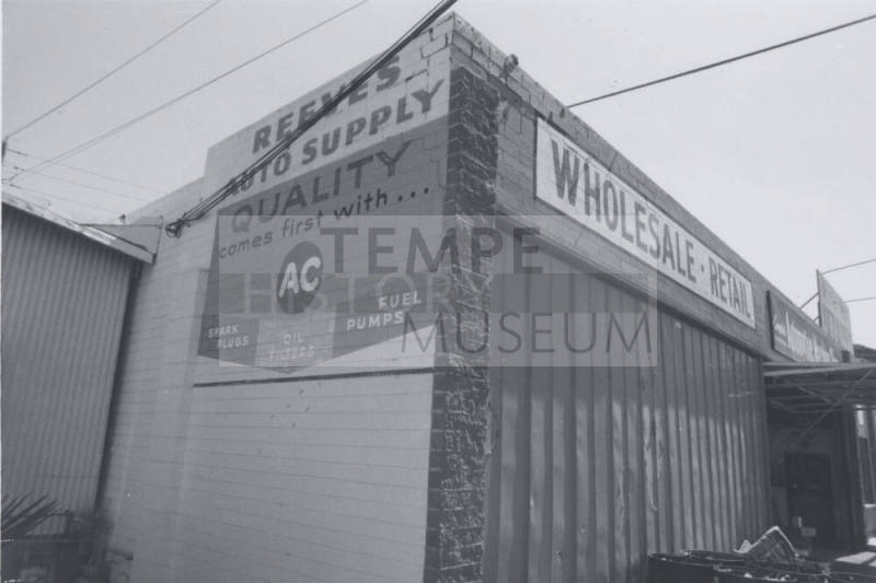 Reeve's Auto Supply - 36 East 4th Street, Tempe, Arizona