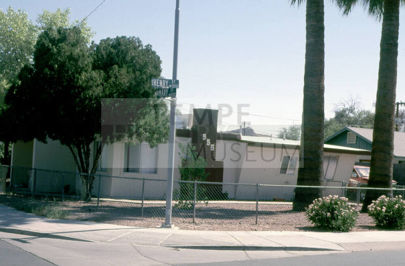 Property Address:  955 East Henry Street, Tempe, Arizona
Subdivision Address:  North Tempe